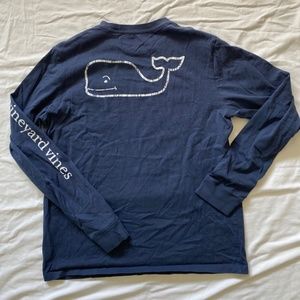Boys Vineyard Vines Logo Long Sleeve T-Shirt